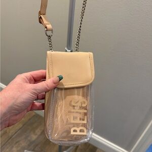 BEIS Clear Mini Crossbody Pouch